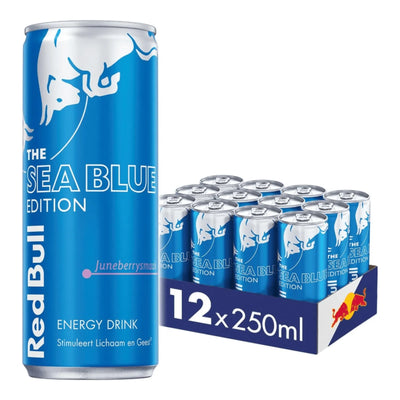 Red Bull - Sea Blue Edtion 250ml 12 Pièces