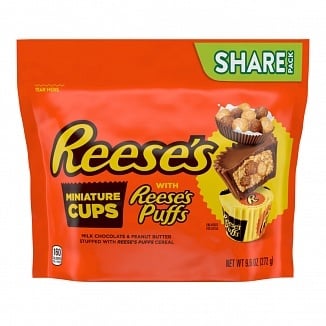 Reese's - Mini Cups mit Reese's Puffs, Familienpackung, 272 Gramm