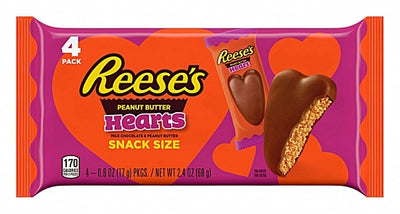 Reese's Erdnussbutterherzen, Snackgröße 68 Gramm