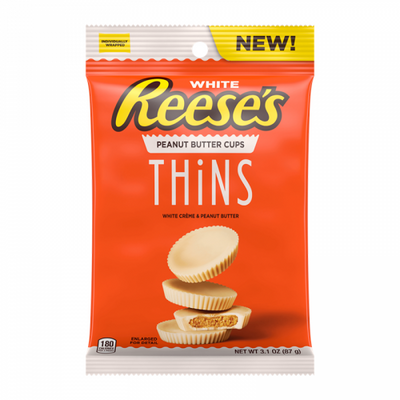 Reese's - White Chocolate Thins, 87-Gramm-Beutel