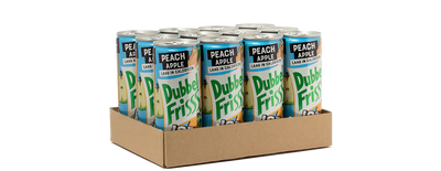 Bubbel Fris - Apple Peach 250ml 12 Dosen