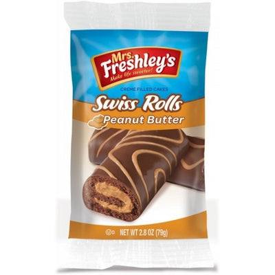 Rouleaux suisses au beurre de cacahuète de Mme Freshley's - 79 grammes
