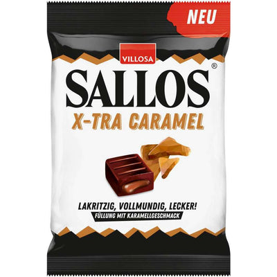 Sallos - Bonbons Lakritz X-TRA Caramel 135 Grammes