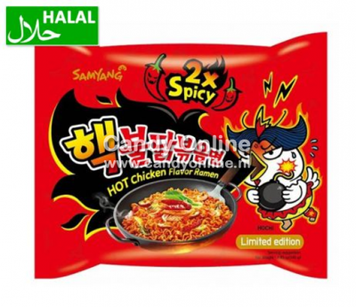 Samyang - Buldak - Nouilles 2x Poulet Épicé 140 Grammes