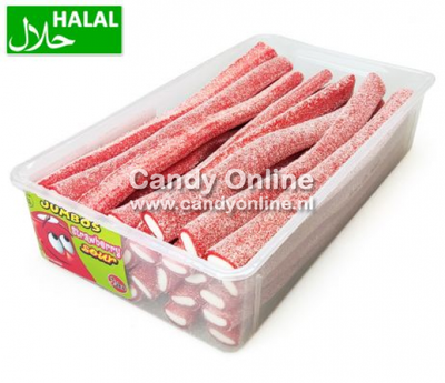 Jake - Jumbo Sour Strawberry 30 Pièces 1,5 Kilo (Halal)