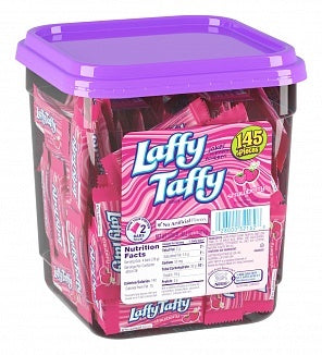 Wonka - Strawberry Laffy Taffy Minis 145 Pièces