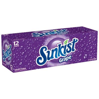Sunkist - Grape 355ml 12 Dosen