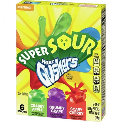 Betty Crocker - Bonbons acidulés aux fruits Super Sour 136 grammes