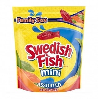 Schwedische Fische - Mini-Sorten, Familienpackung, 816 Gramm