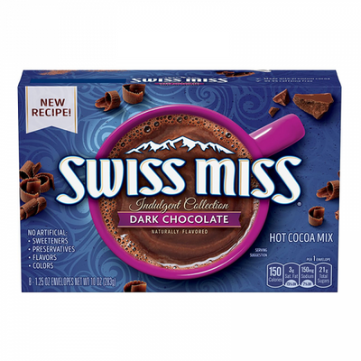 Swiss Miss – Indulgent Collection Dunkle Schokoladen-Trinkschokoladenmischung 283 Gramm