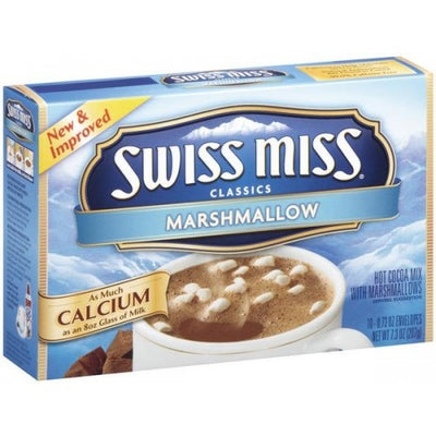 Swiss Miss - Préparation pour chocolat chaud Swiss Miss - Préparation pour boisson au cacao et aux guimauves 207 grammes