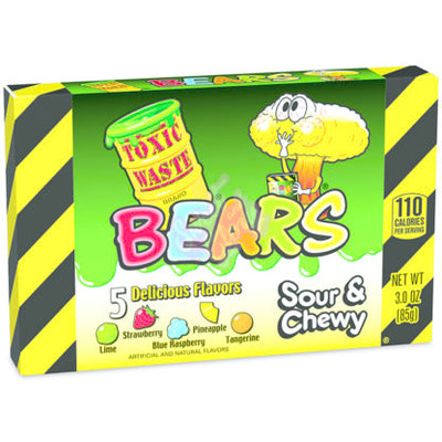Toxic Waste - Bears Theater Box Acidulé et à mâcher 99 grammes
