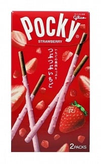 Pocky - Erdbeer-Doppelpackung 58 Gramm