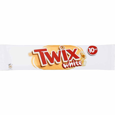 Twix - Blanc, paquet de 10 (10 x 46 grammes)