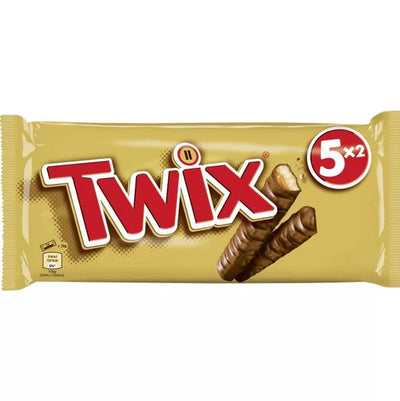 Twix - Paquet de 5 barres de 250 grammes