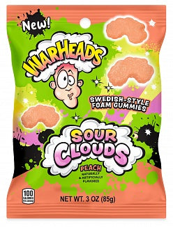 Warheads - Sour Clouds Peach 85 Gram