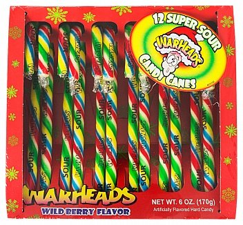 Warheads - Wild Berry Candy Canes 170 Gramm