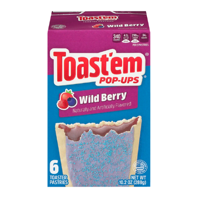 Toast'em POP-UPS - Gefrostete Wildbeeren-Toastergebäcke 288 Gramm