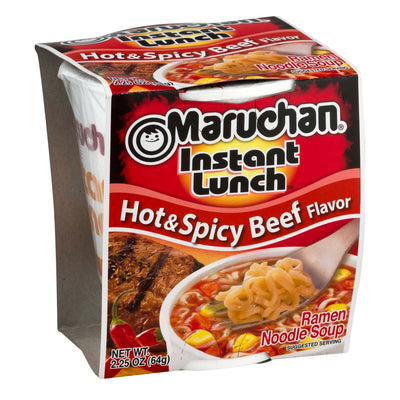 Maruchan - Instant Lunch - Scharfer Rindfleischgeschmack 64 Gramm