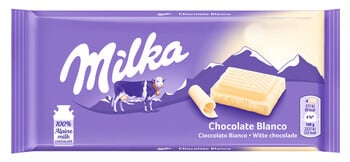 Milka - Wit 100 Gram 22 Stück
