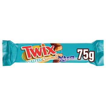 Twix - Salted Karamel Extra 75 Gram 24 Pièces