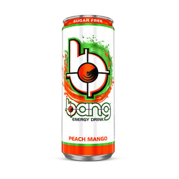 Bang Energy - Peach Mango 250ml 12 Canettes