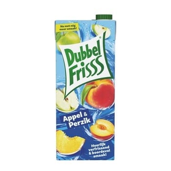 Dubbel Fris - Appel Perzik 1,5 Liter 8 Stück