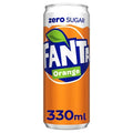 Fanta - Orange Zero Sugar 330ml 24 Canettes