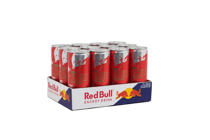 Red Bull - Rood 250ml 12 Canettes (geen statiegeld)