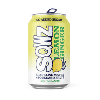 Sqweeze - Bio Lemon Ginger 330ml 12 Dosen