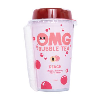 OMG Bubble Tea - Plack Peach 270ml 10 Pièces