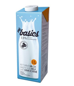 My Basics - Halfvolle Melk 1 Liter 12 Stück