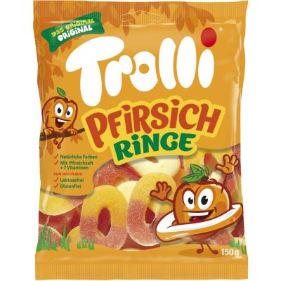 Trolli - Peach Rings 150 Gram