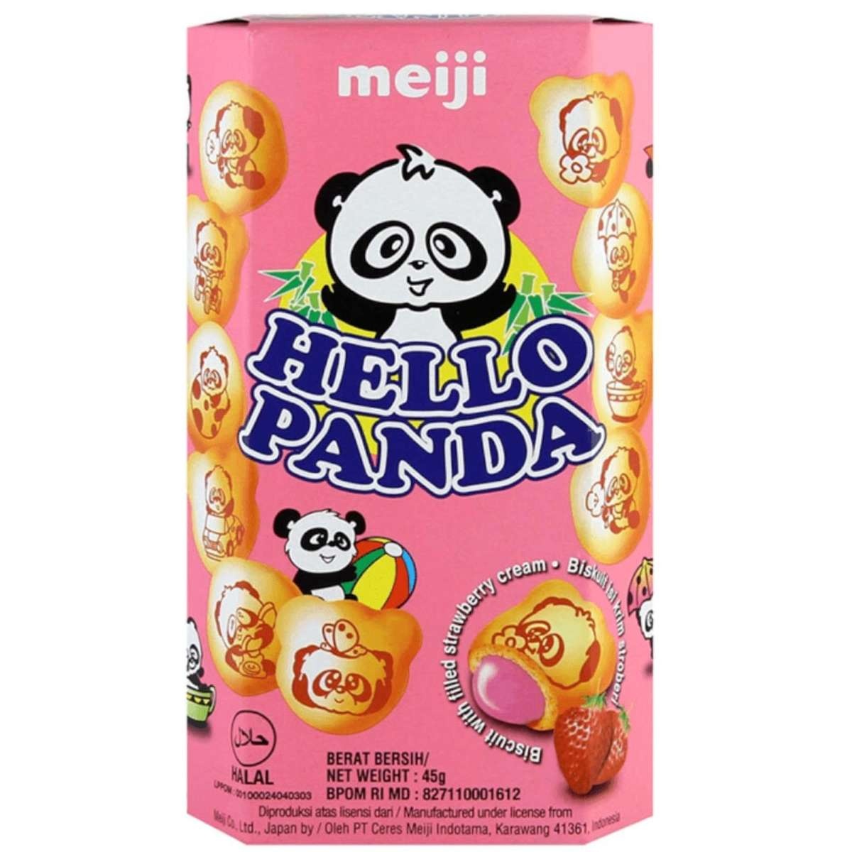 Meij - Hello Panda - Strawberry 45 Gram