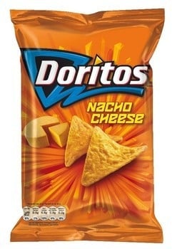 Doritos Nacho Cheese Chips, 44 Gramm, 20 Beutel