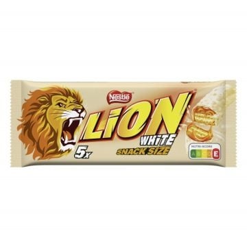 Lion - Format collation Blanc, paquet de 5 (5 x 30 grammes)