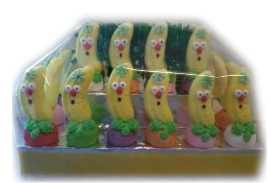 Süßigkeitentraktatie - Dancing Banana's 24 Stück