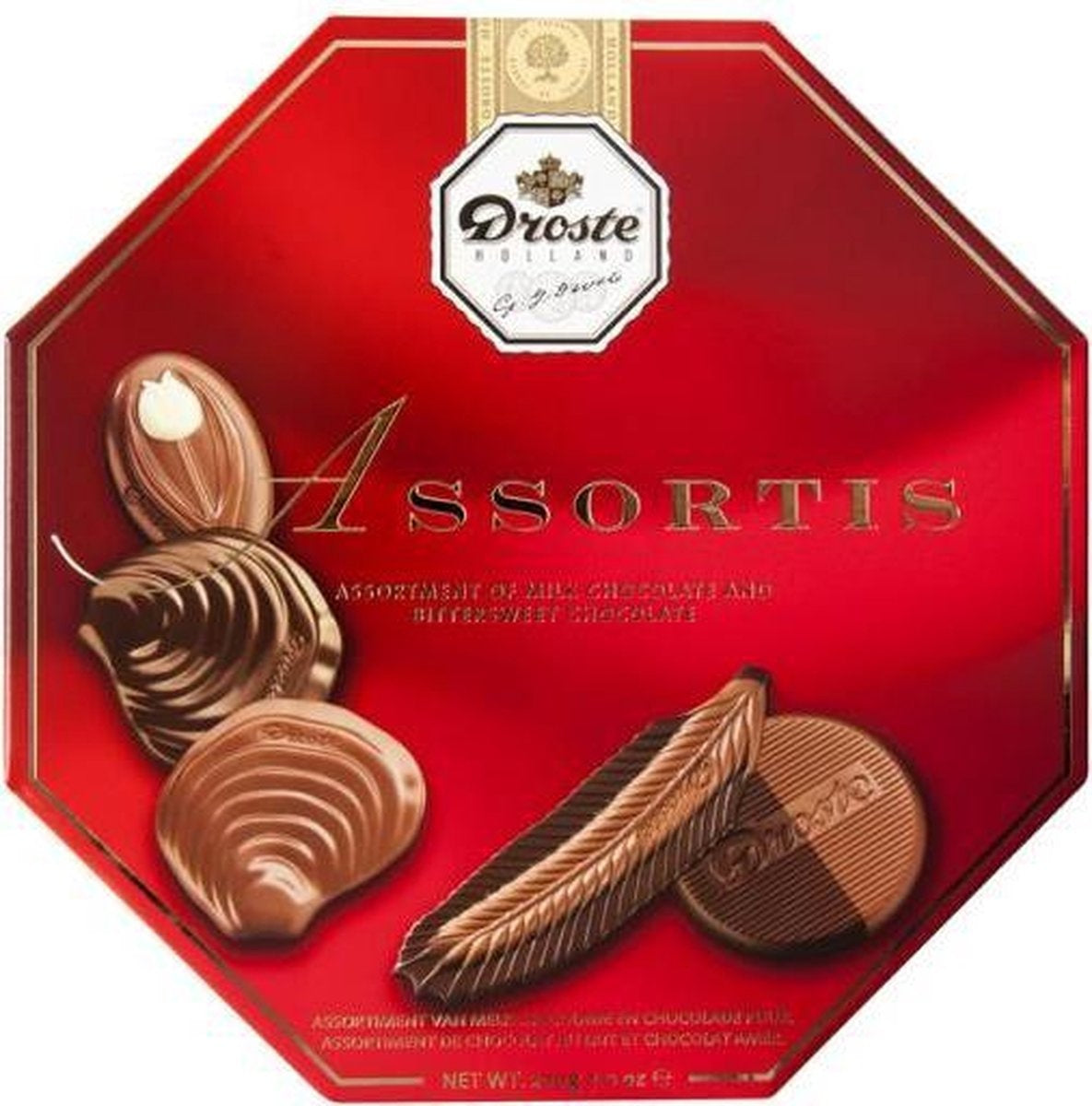 Droste - Giftbox Assorti Rood 200 Gram