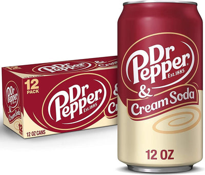 Dr Pepper - Cream Soda 355ml 12 Blikjes