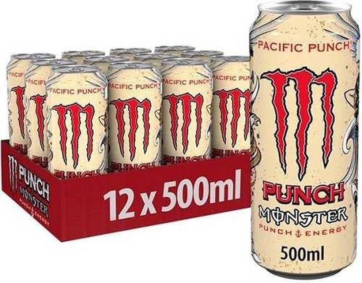 Monster - Pacific Punch 500ml 12 Blikjes