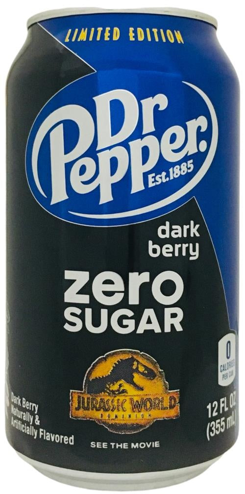 Dr Pepper - Fruits Noirs Zéro Sucre 355 ml