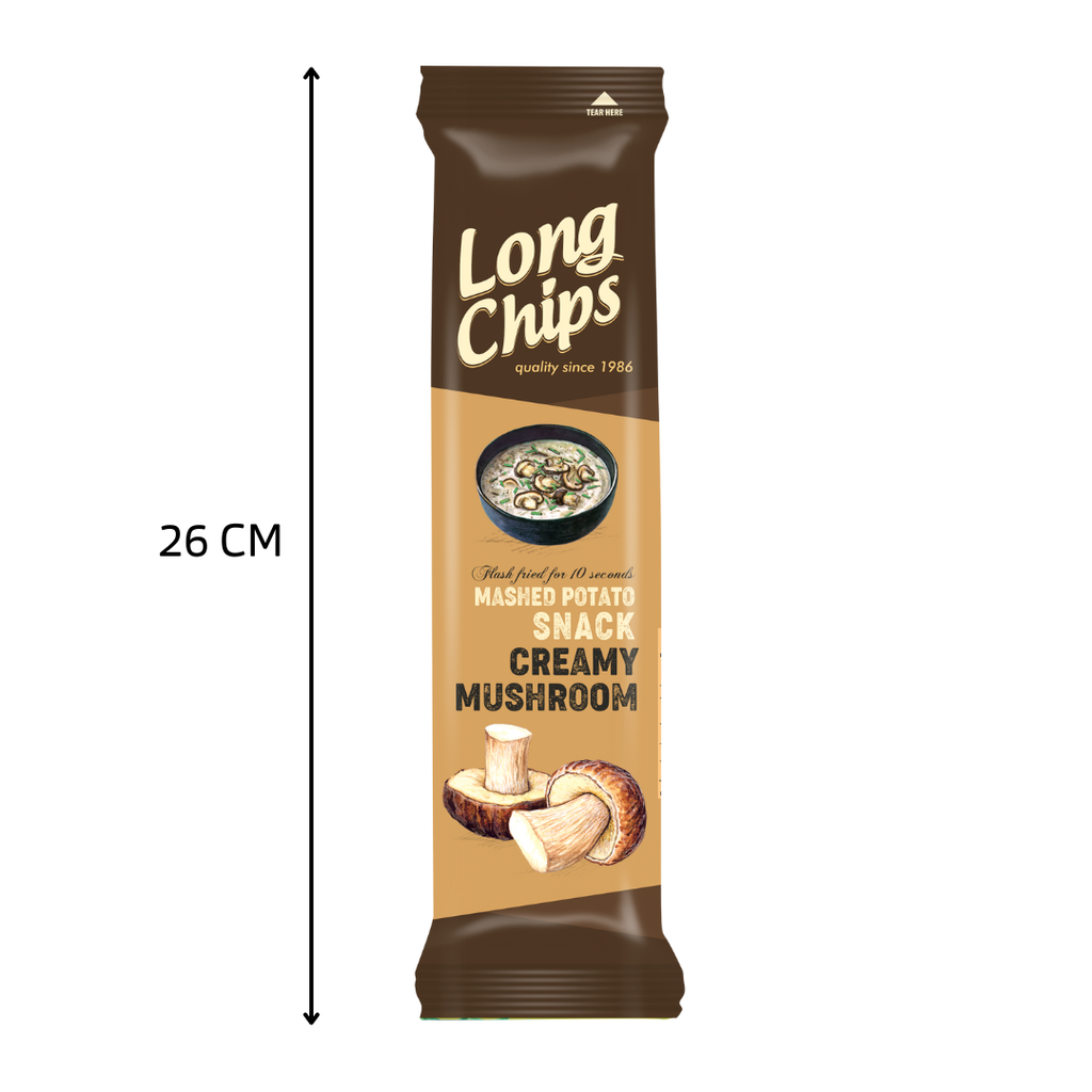 Chips longues - Champignons crémeux 75 grammes