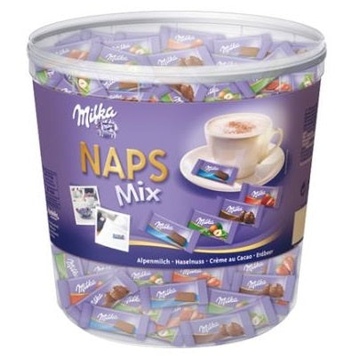 Milka - Naps Mix 1 Kilo +/- 207 Stück