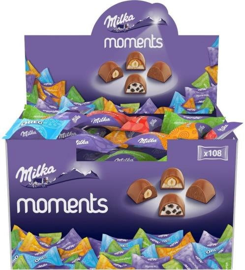Milka - Moments Mix 1 Kilo +/- 108 Pièces