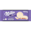 Milka - Gaufrette au chocolat blanche 180 grammes