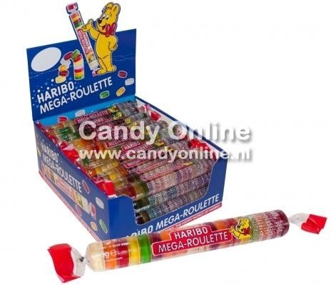 Haribo Mega Roulette Rollen 45 gram 40 Stück