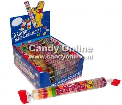Haribo Mega Roulette Rollen 45 gram 40 Stück