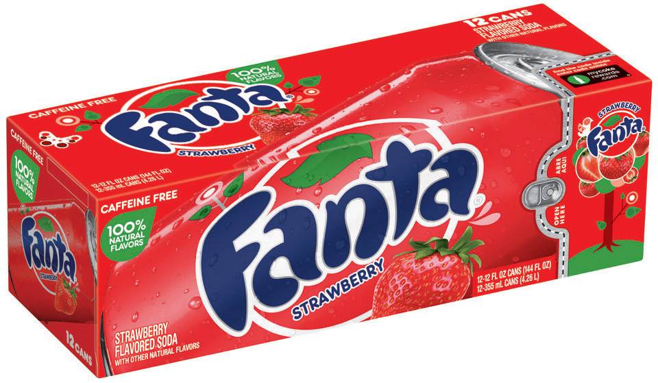 Fanta - Strawberry 355ml 12 Dosen