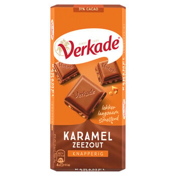Verkade - Karamel Zeezout 111 Gram 12 Pièces