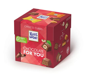 Rittersport - Chococubes For You 176 Gram 8 Pièces